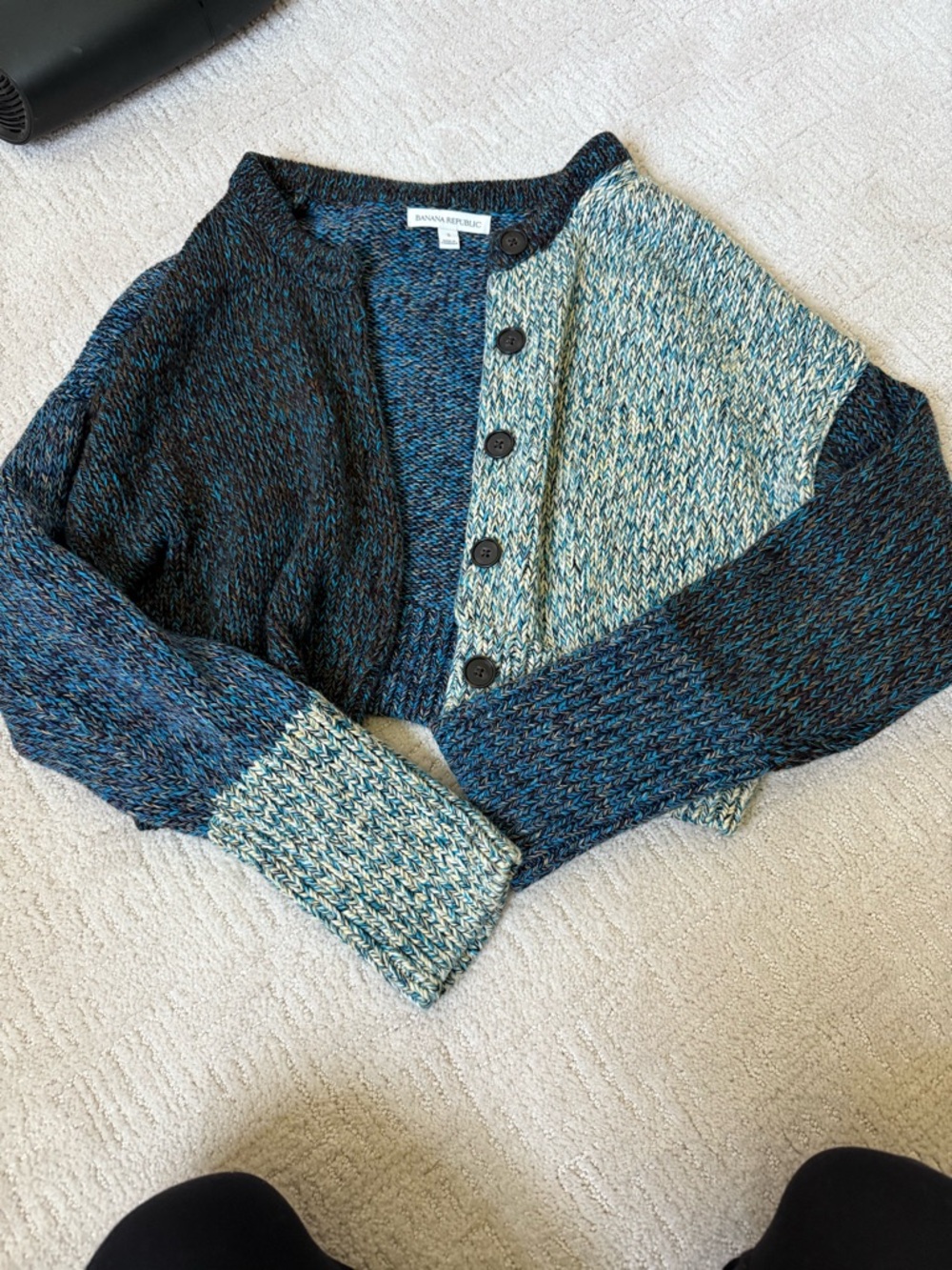 Banana Republic Cotton Cropped Cardigan - Picture 3 of 6